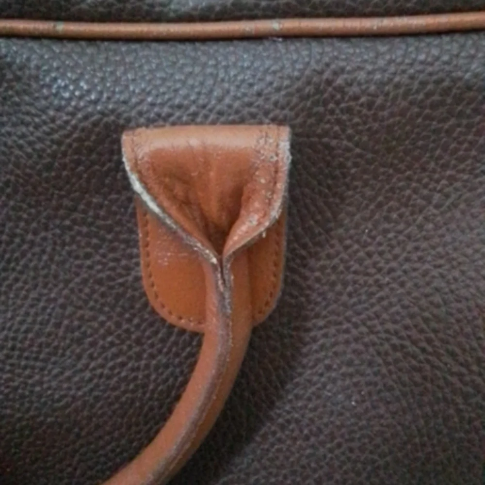 Textured Brown Laptop Bag